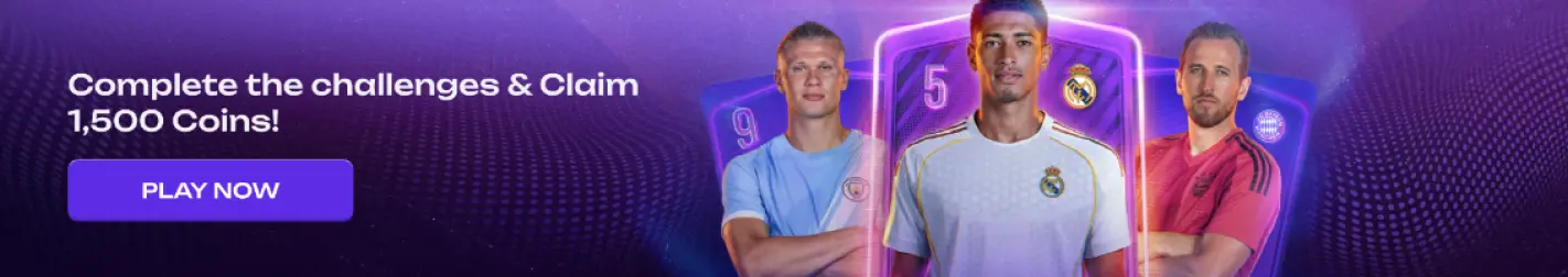 Sportliche Challenges mit Sammelkarten und Belohnungen bis zu 1.500 Coins